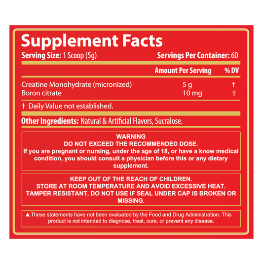 Cretine 300grs + Citrato de Boro