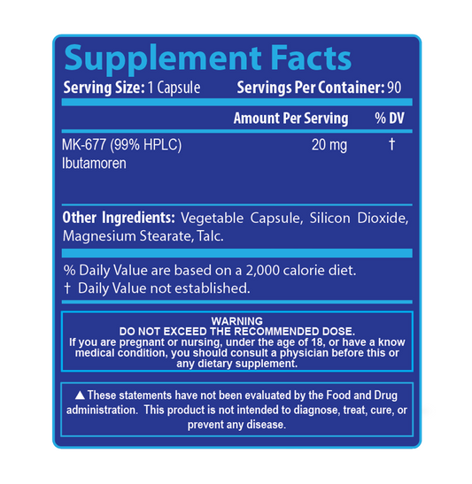 Mk-677 20mg - 90 caps
