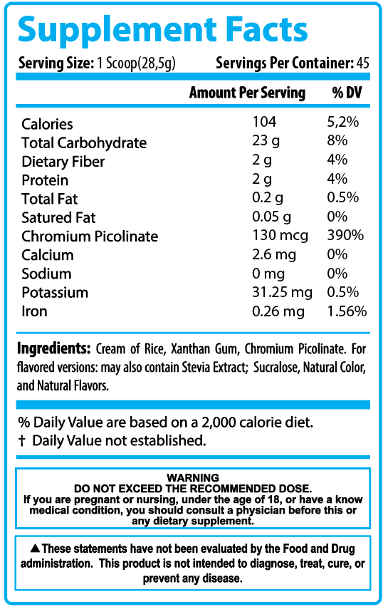 2 Crema de Arroz - 1.3 kg - BlackFriday