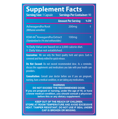 Ashwagandha 300mg - 90 caps