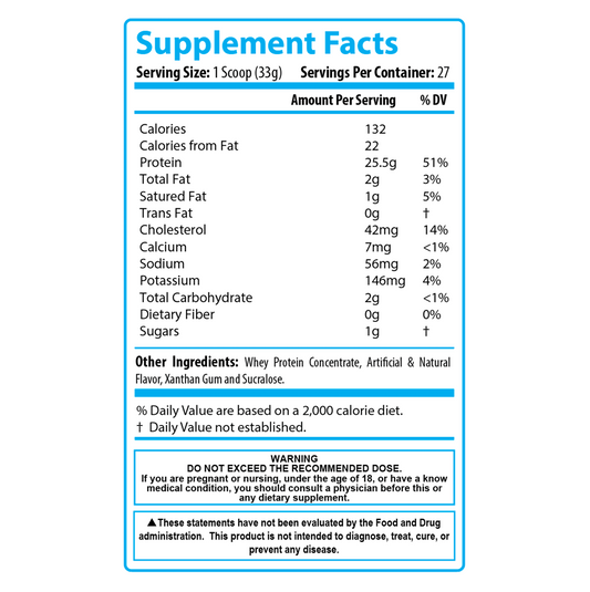 Whey Protein 900grs - Chocolate
