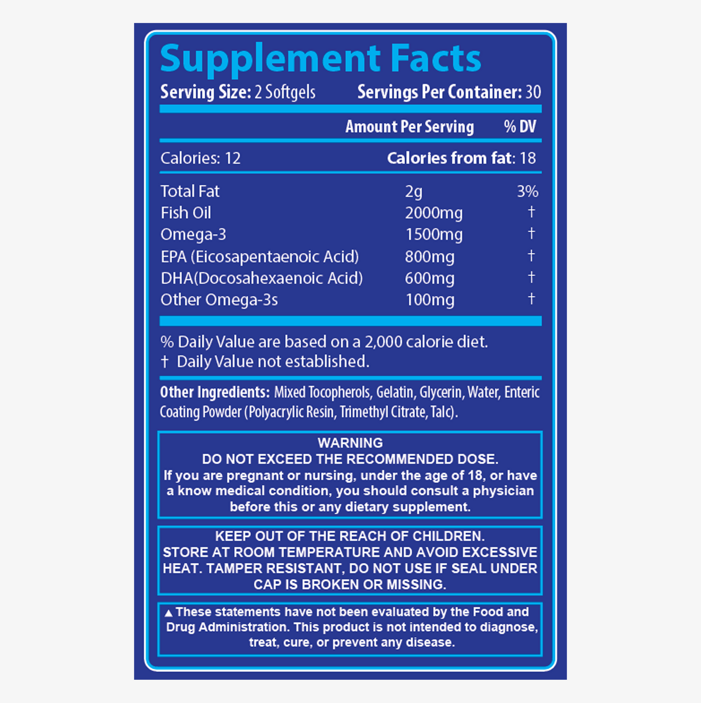 Omega 3 - 60 sofgels