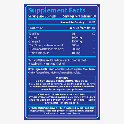 Omega 3 - 60 sofgels